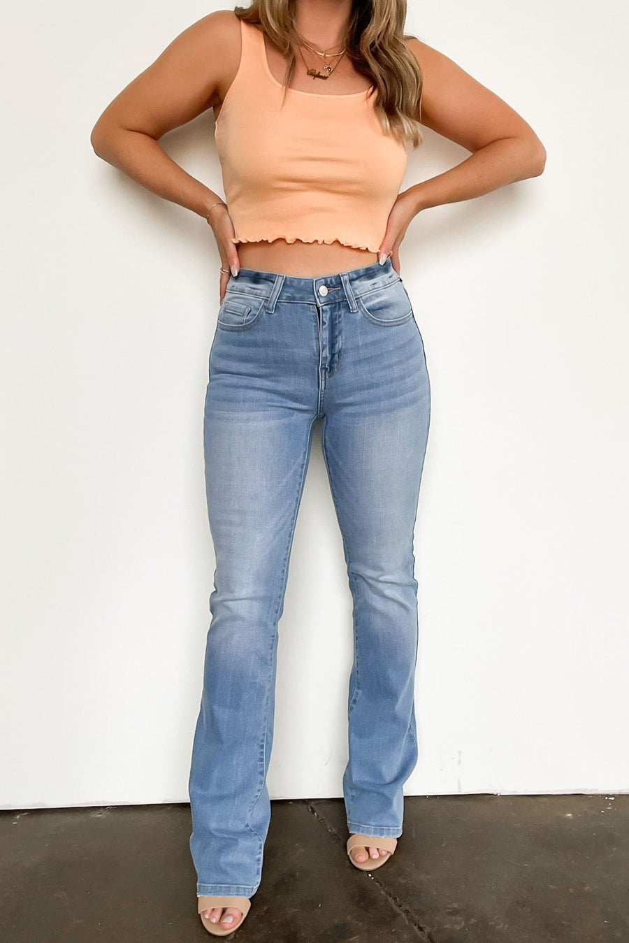 26 / Light Wash Jenella Mid-Rise Bootcut Jeans | BACK IN STOCK - Madison and Mallory
