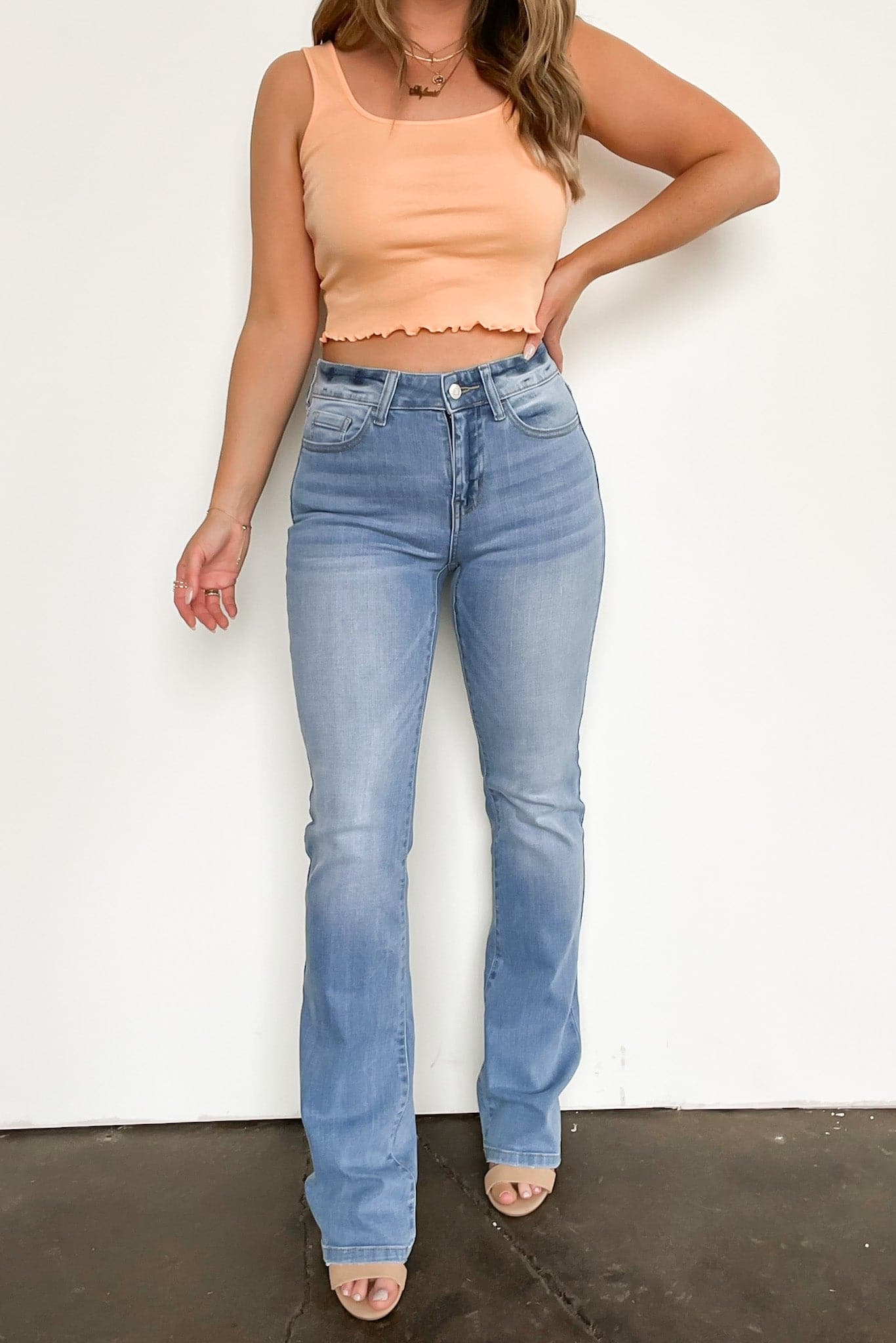  Jenella Mid-Rise Bootcut Jeans | BACK IN STOCK - Madison and Mallory
