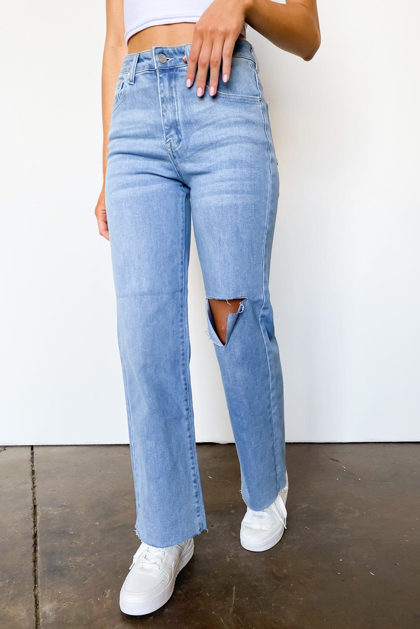  Jossy High Rise Relaxed Wide Leg Jeans - Madison and Mallory