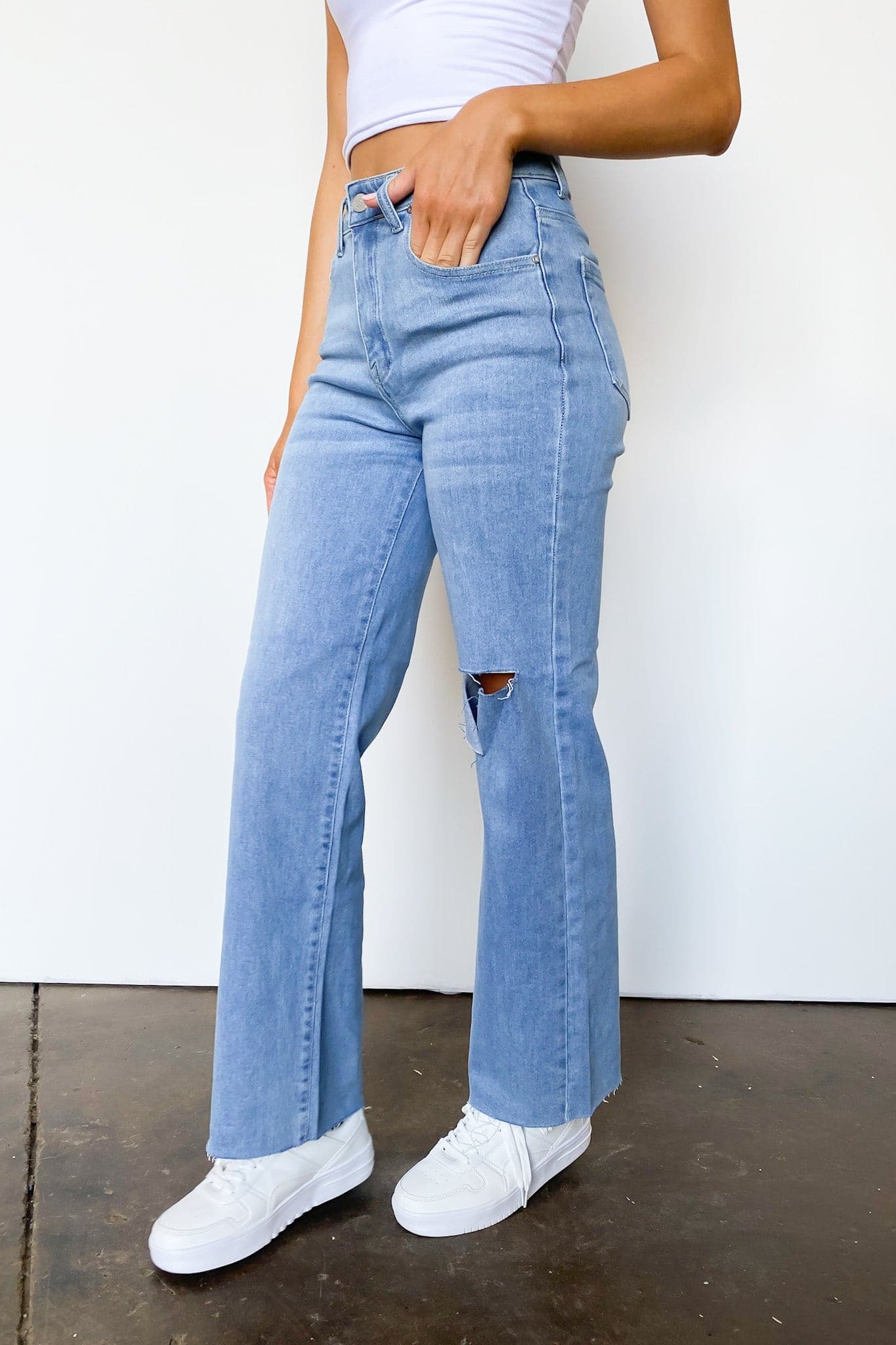  Jossy High Rise Relaxed Wide Leg Jeans - Madison and Mallory