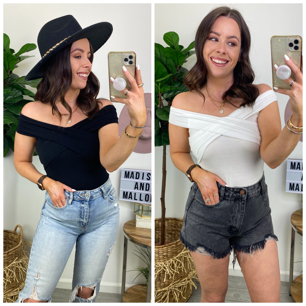  Karter Twist Front Bodysuit - FINAL SALE - Madison and Mallory