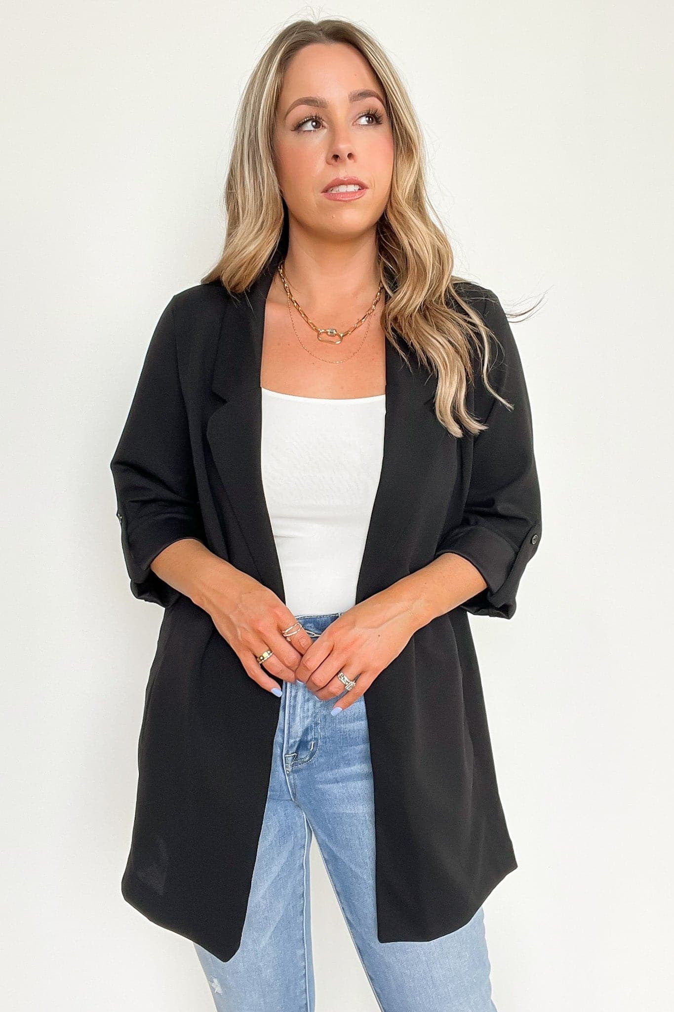  Lailah Knit Blazer - BACK IN STOCK - Madison and Mallory