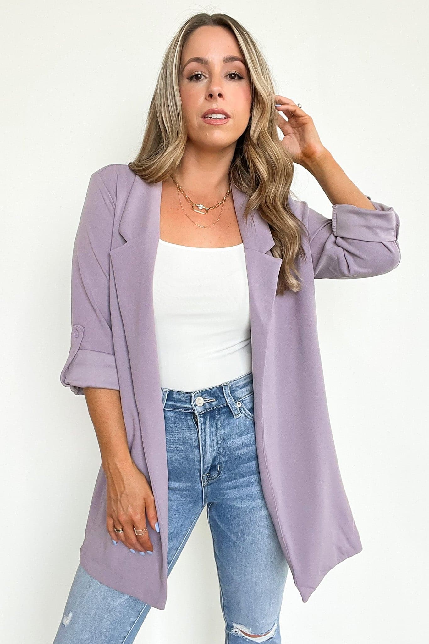  Lailah Knit Blazer - BACK IN STOCK - Madison and Mallory