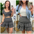 Let Them Stare Animal Print Tiered Skirt - FINAL SALE - Madison and Mallory
