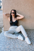  Living Luxe Satin Bustier Bodysuit - FINAL SALE - Madison and Mallory