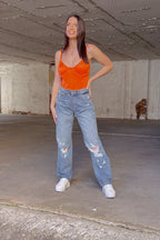  Living Luxe Satin Bustier Bodysuit - FINAL SALE - Madison and Mallory