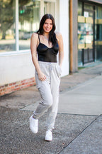  Living Luxe Satin Bustier Bodysuit - FINAL SALE - Madison and Mallory