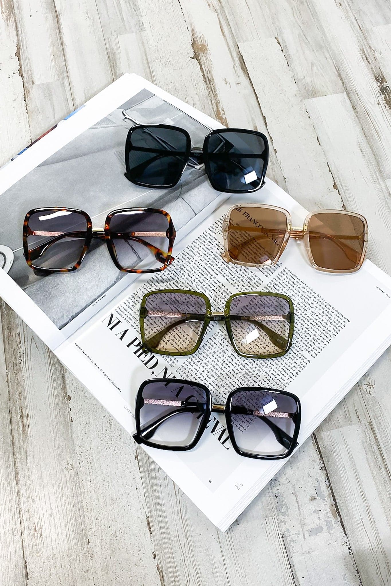  Main Frame Oversized Gradient Sunglasses - FINAL SALE - Madison and Mallory
