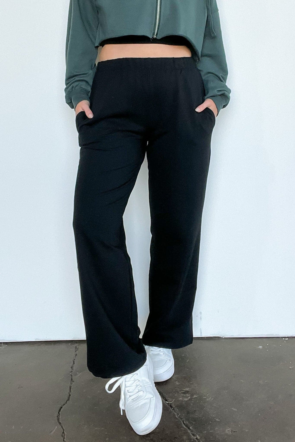  Make it Effortless Wide Leg Elastic Waist Lounge Pants - FINAL SALE - Madison and Mallory