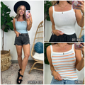  Meira Ribbed Knit Tank Top - Madison and Mallory