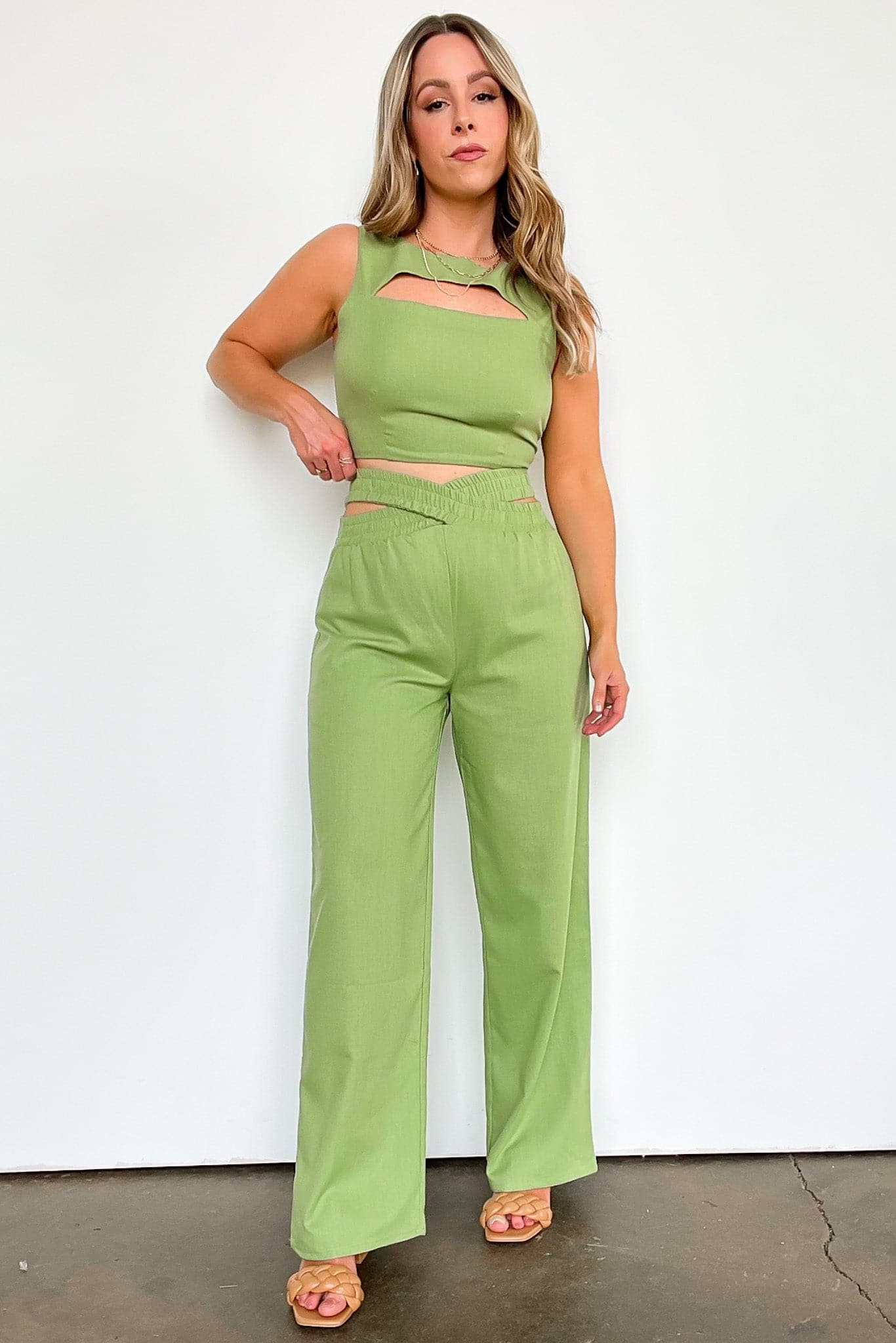  Miami Afternoons Cutout Crop Top - FINAL SALE - Madison and Mallory