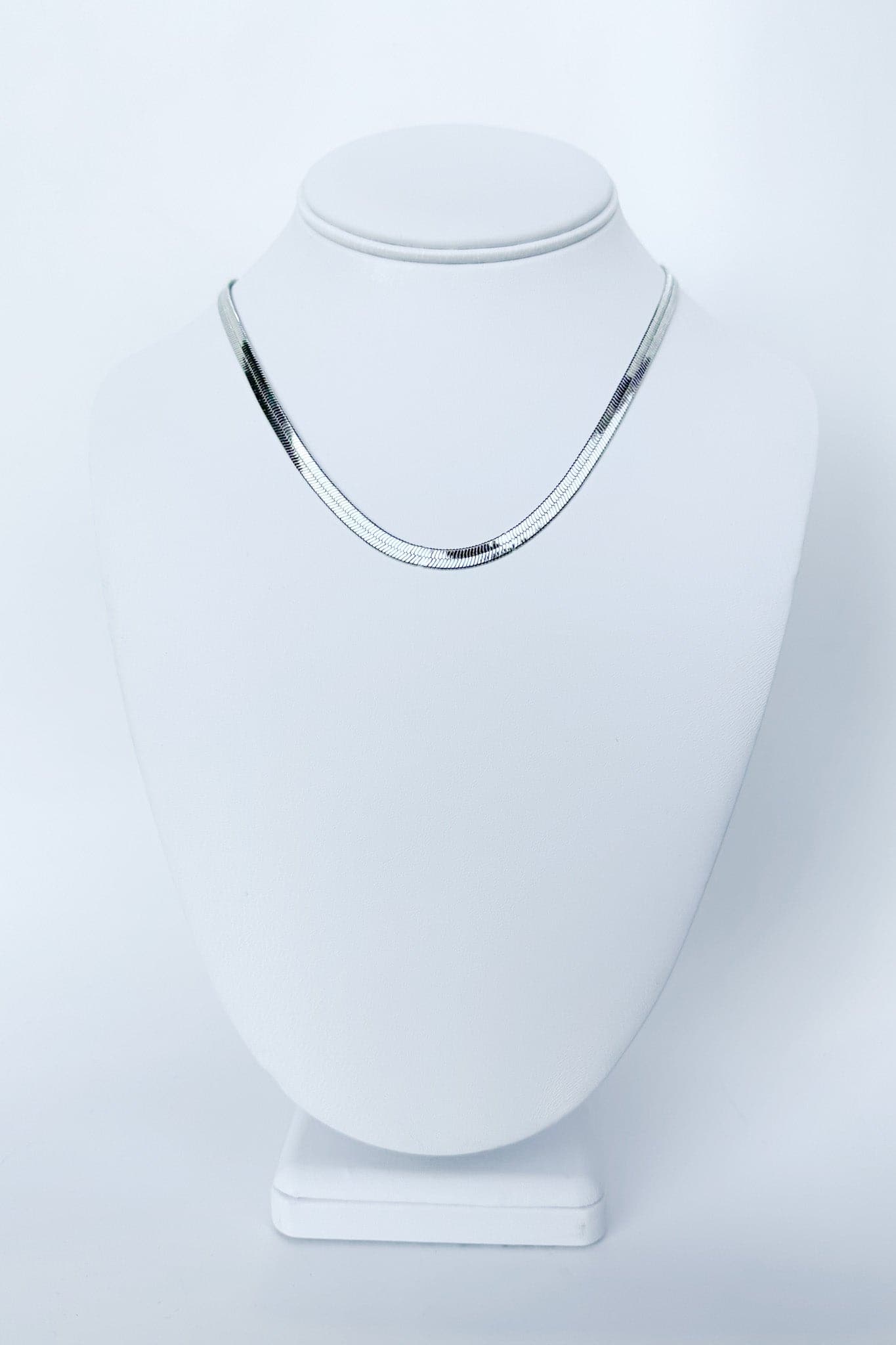 Silver Midnight Chic Snake Chain Necklace - BACK IN STOCK - Madison and Mallory