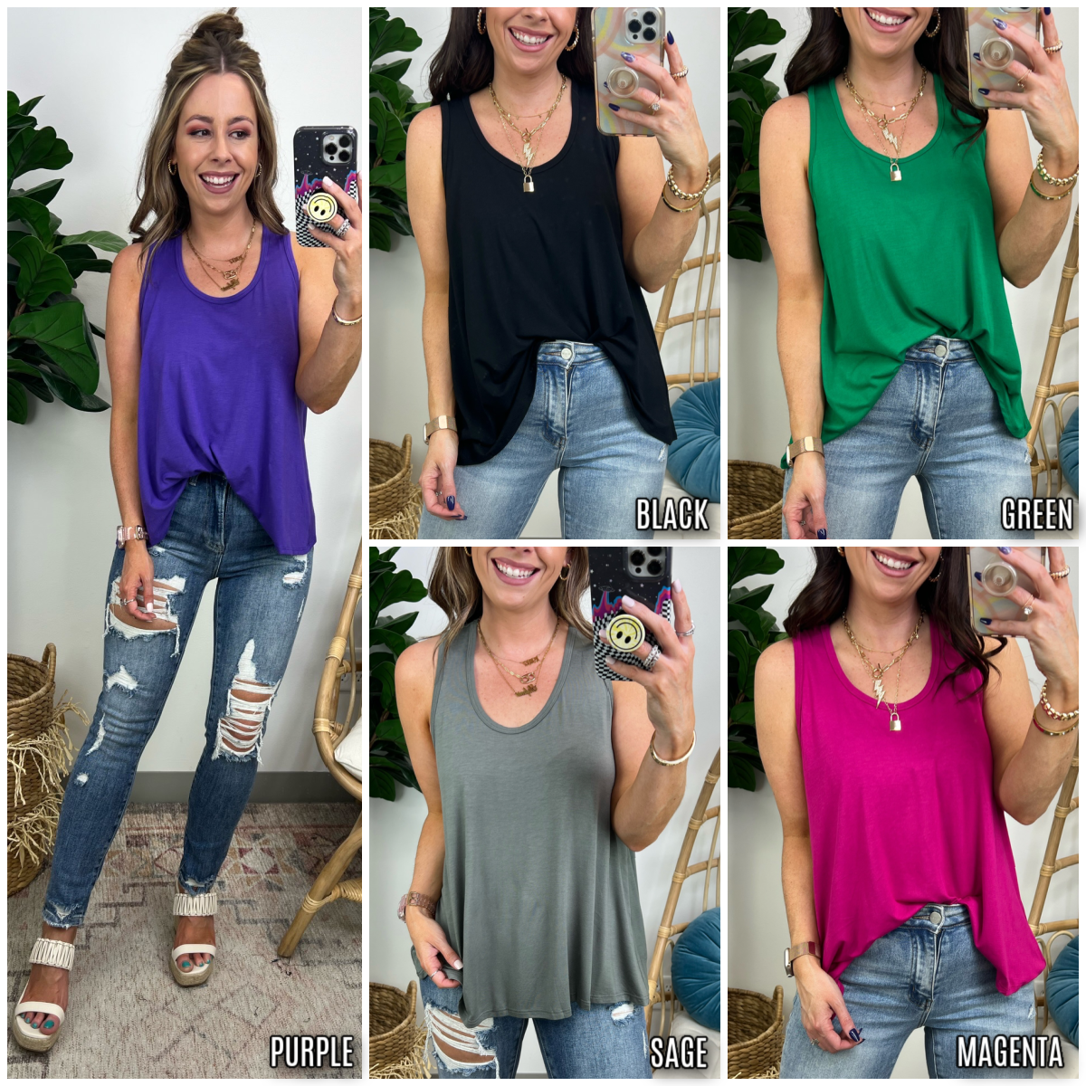  Namira Racerback Flowy Tank - Madison and Mallory