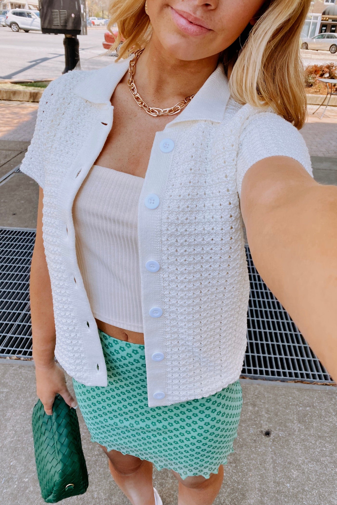  Obvious Favorite Short Sleeve Button Down Top - FINAL SALE - Madison and Mallory