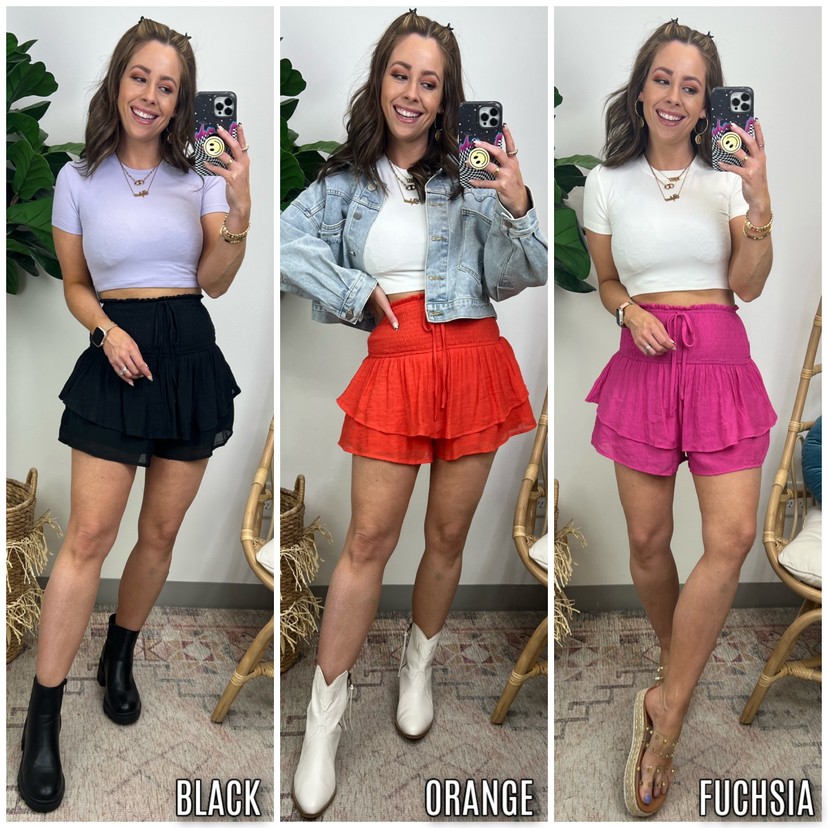 Poetry of the Heart Smocked Ruffle Skort - FINAL SALE - Madison and Mallory