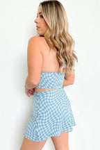  Point for Me Check Print Skirt - FINAL SALE - Madison and Mallory
