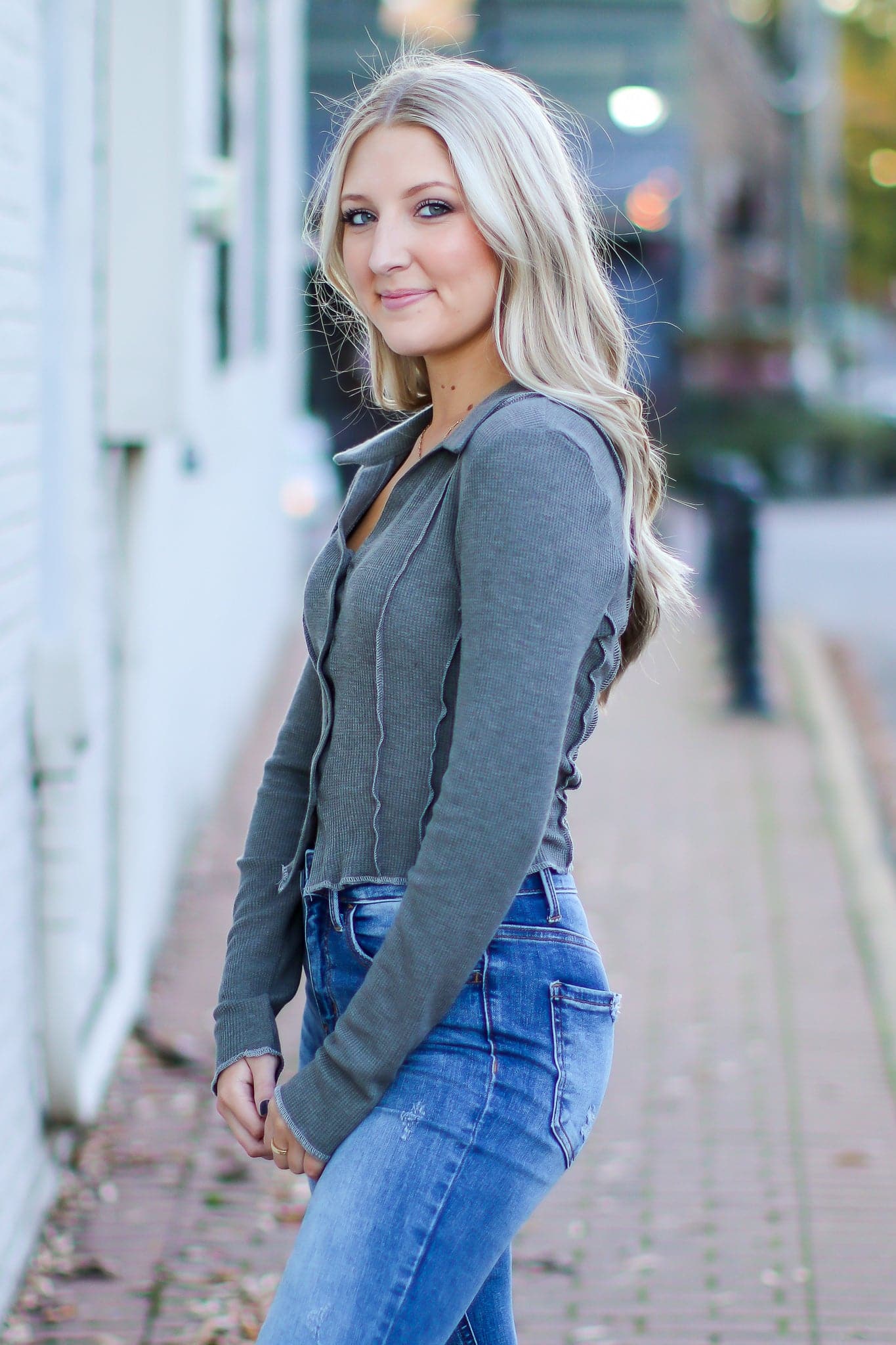  Raymay Long Sleeve Button Down Top - FINAL SALE - Madison and Mallory