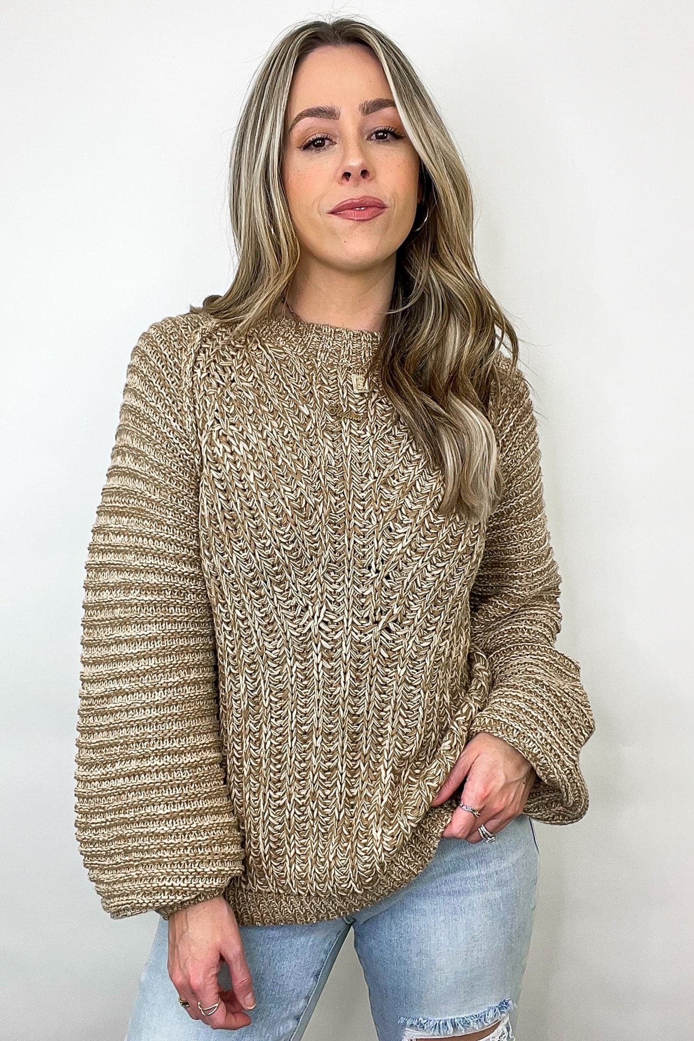  Savita Relaxed Knit Sweater - FINAL SALE - Madison and Mallory