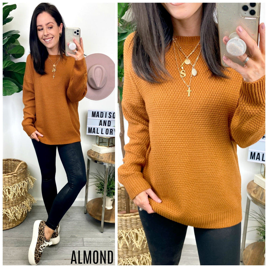  Seasonal Refresh Knit Sweater - FINAL SALE - Madison and Mallory