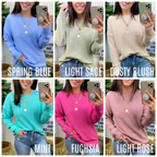  Seasonal Refresh Knit Sweater - FINAL SALE - Madison and Mallory