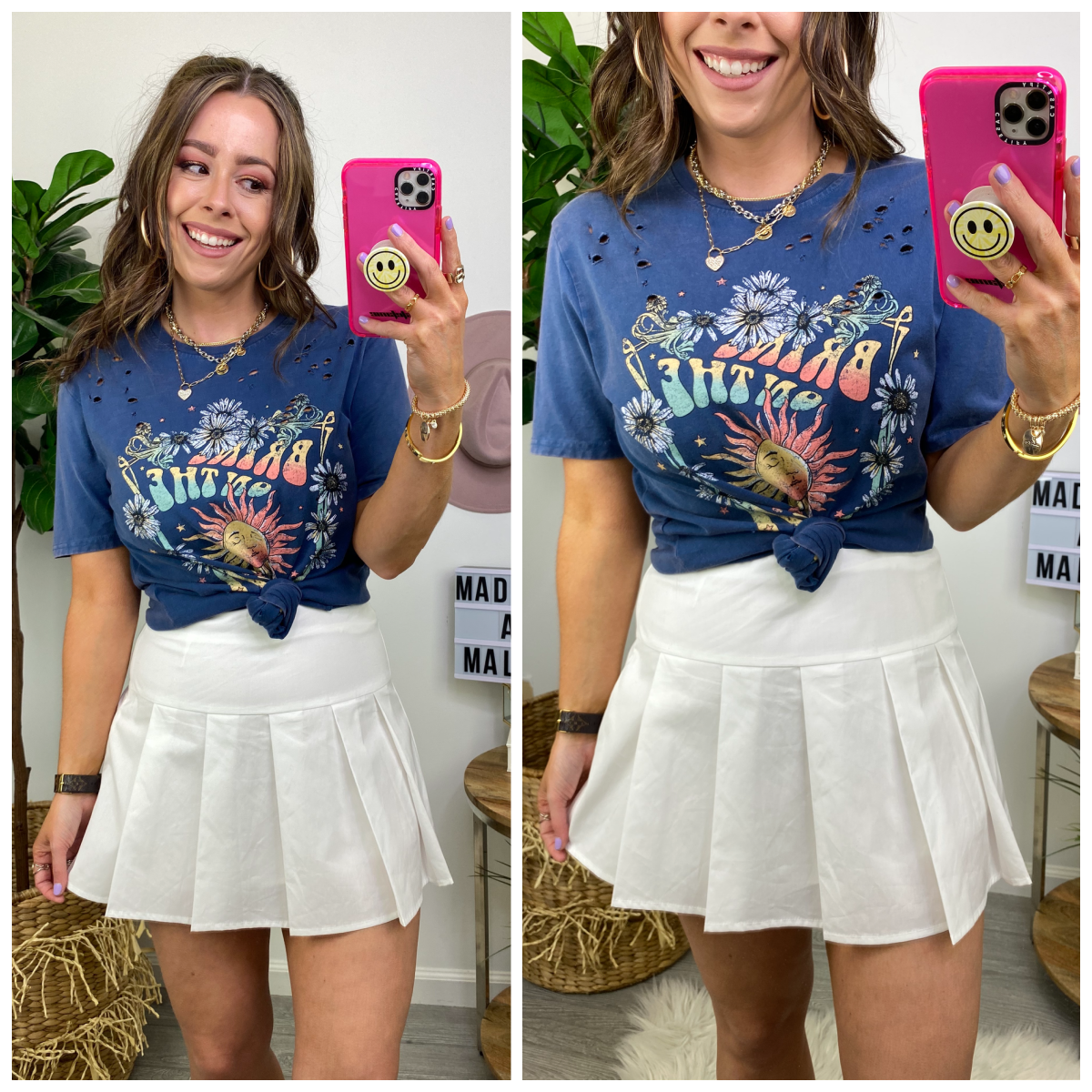  Showing Out Pleated Skirt - FINAL SALE - Madison and Mallory