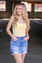  Sightsee Square Neck Bodysuit - FINAL SALE - Madison and Mallory