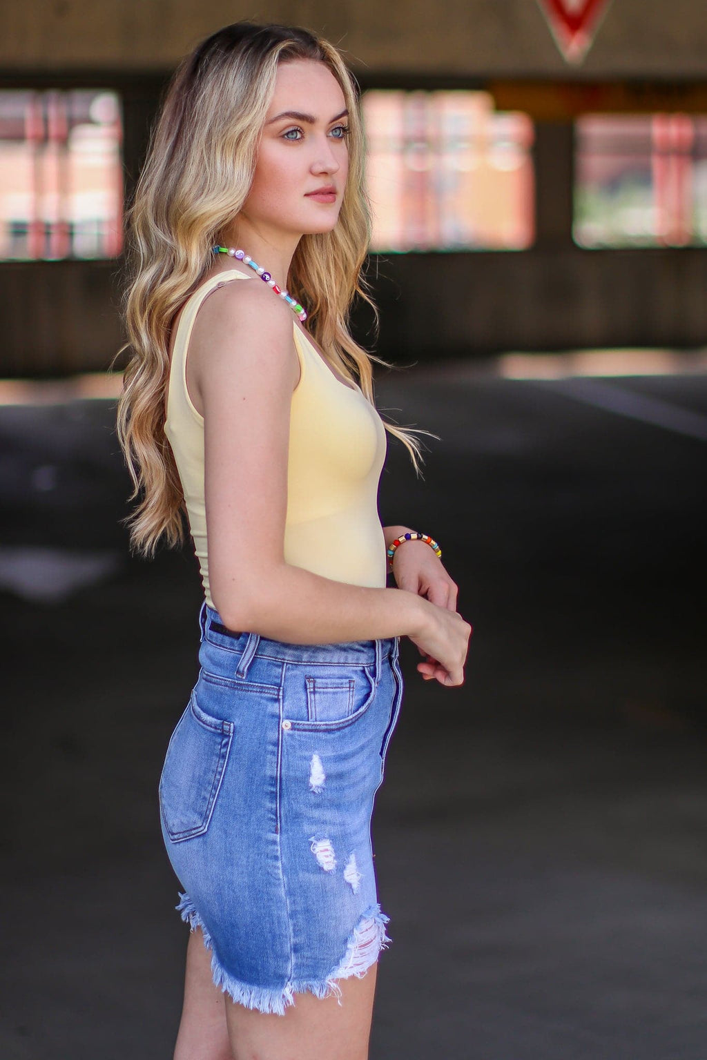  Sightsee Square Neck Bodysuit - FINAL SALE - Madison and Mallory