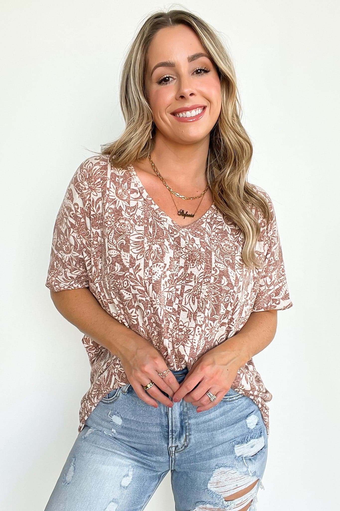  Spectacular Grove Floral Dolman Top | CURVE - FINAL SALE - Madison and Mallory