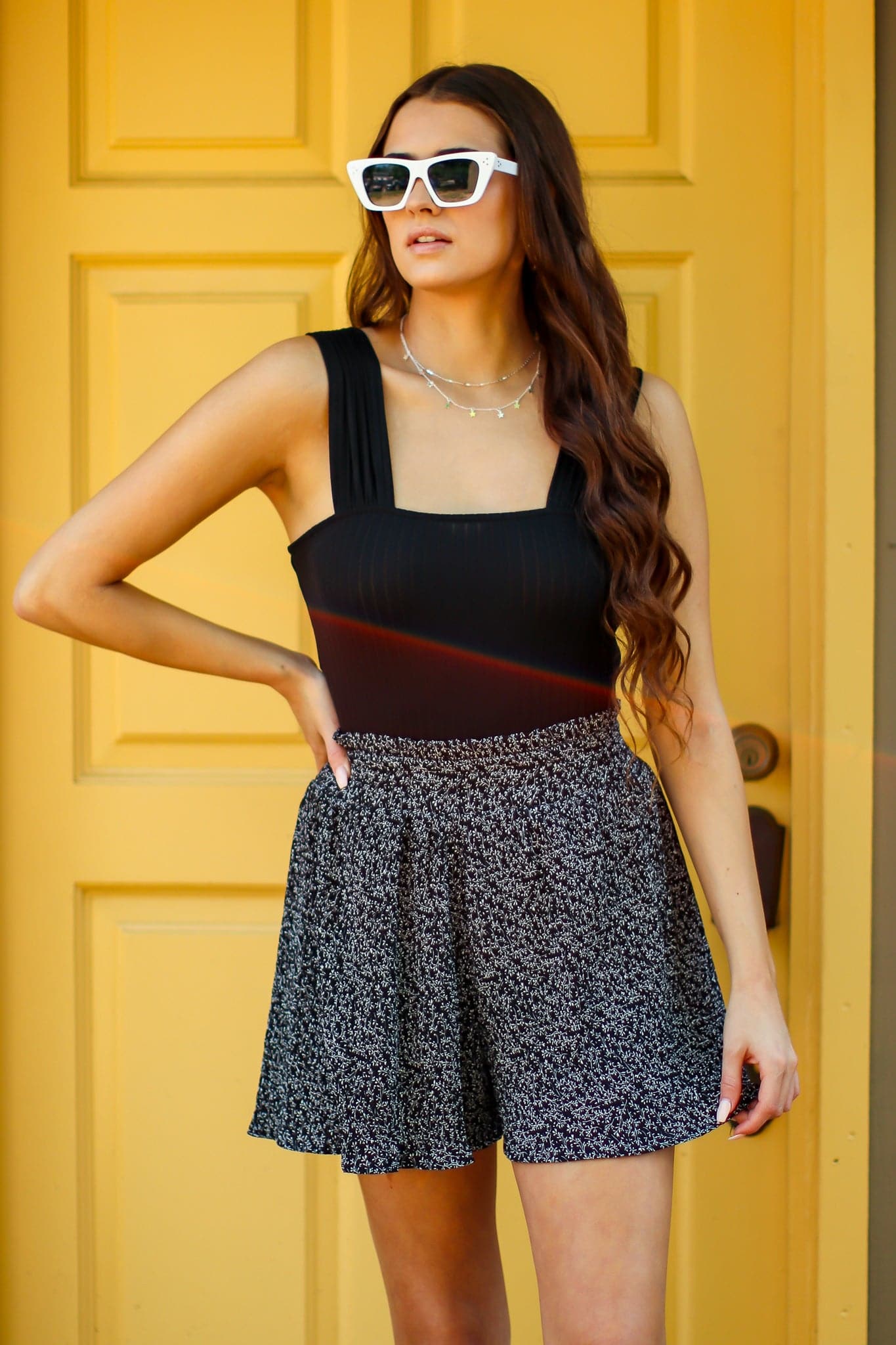  Playful Moments Floral Flowy Smocked Shorts - FINAL SALE - Madison and Mallory