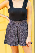 S / Black Playful Moments Floral Flowy Smocked Shorts - FINAL SALE - Madison and Mallory