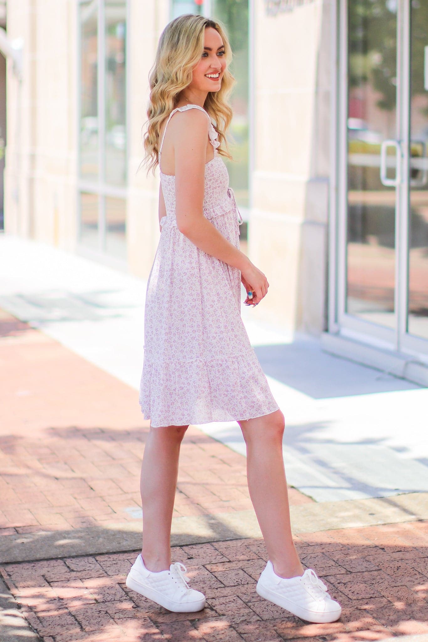  Take the Moment Floral Ruffle Dress - FINAL SALE - Madison and Mallory