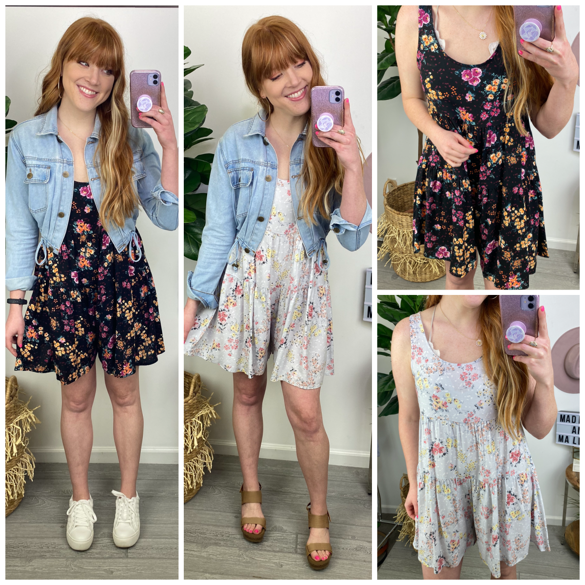  Tarrie Flowy Floral Romper - Madison and Mallory