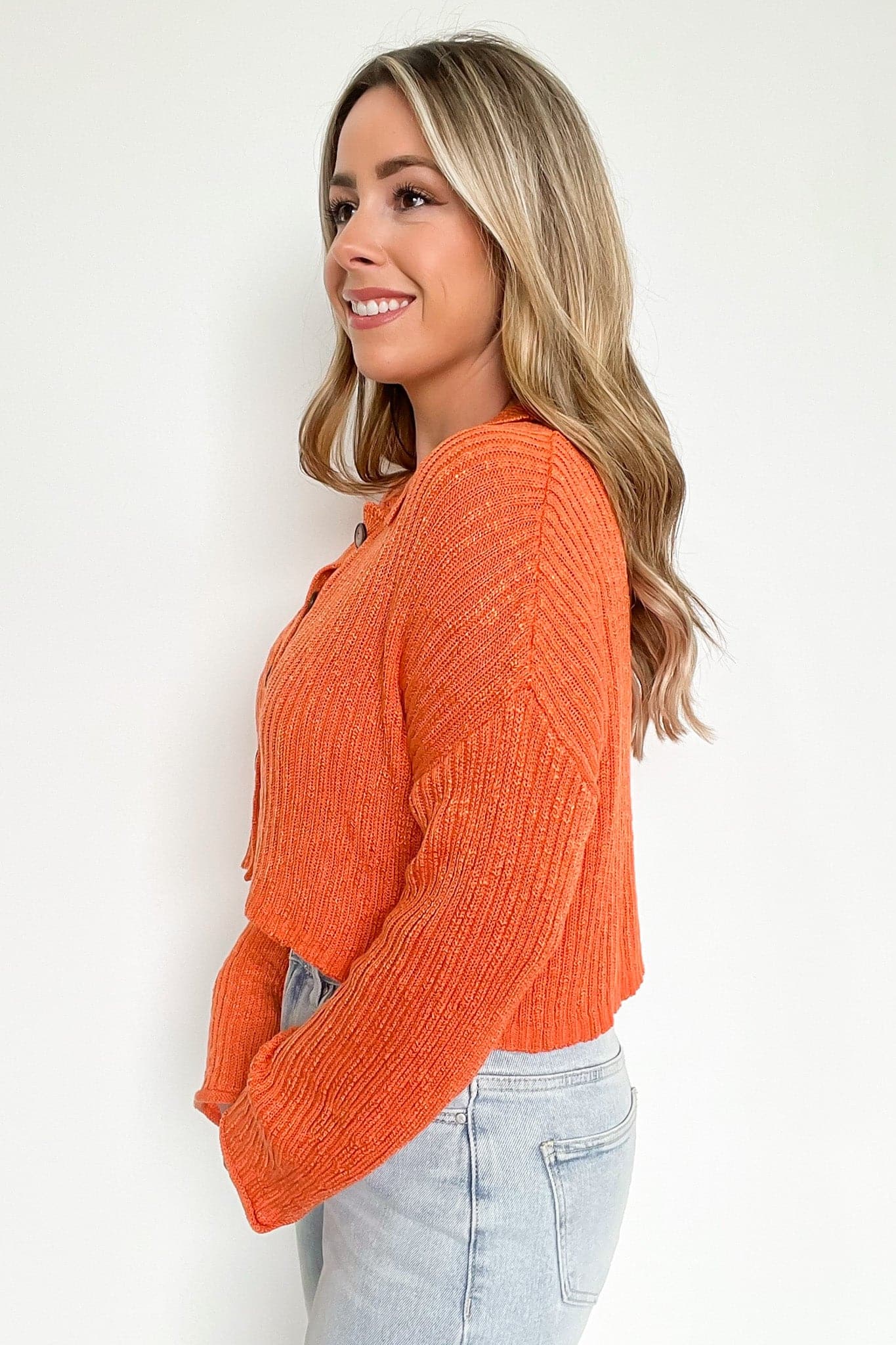  Truro Slouchy Cropped Button Down Cardigan - FINAL SALE - Madison and Mallory