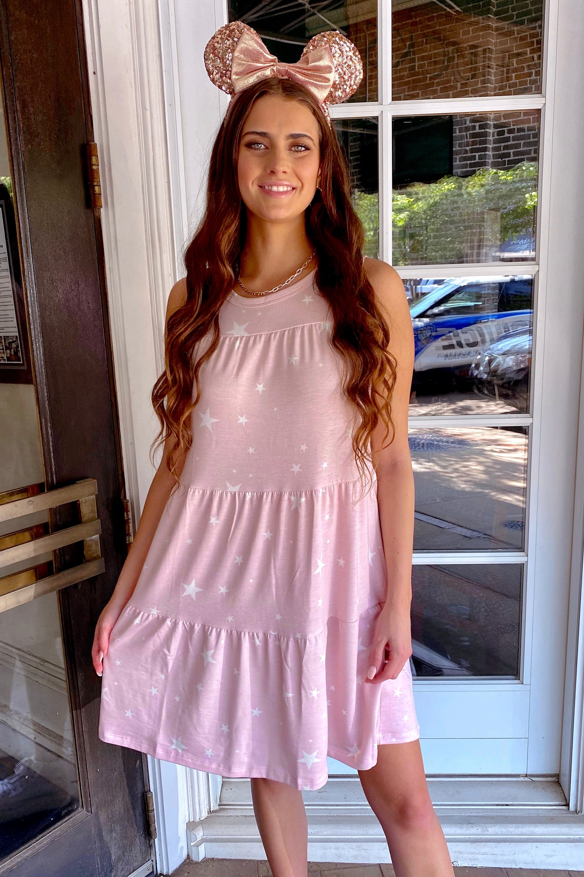  Underneath Stars Tiered Dress - FINAL SALE - Madison and Mallory