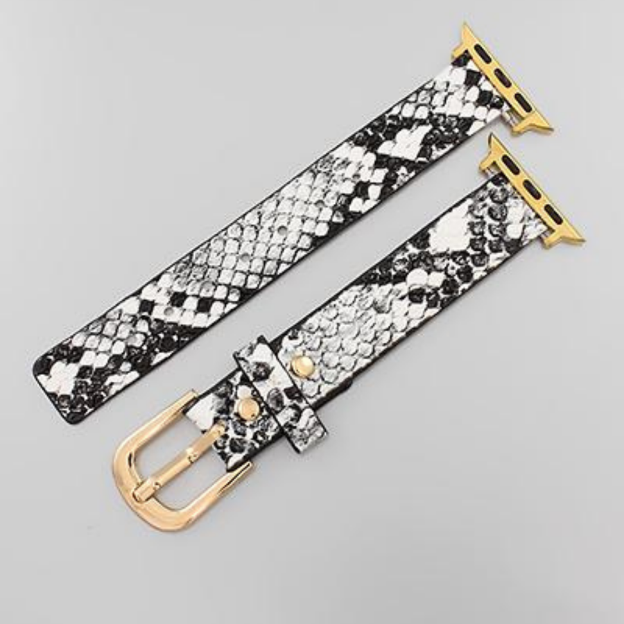  Medusa Snake Faux Leather Smartwatch Band - FINAL SALE - Madison and Mallory
