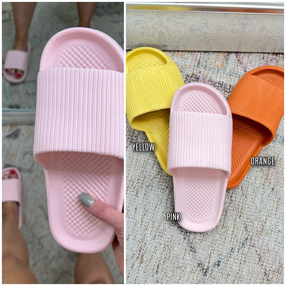  Vibes are Real Cloud Slides - FINAL SALE - Madison and Mallory