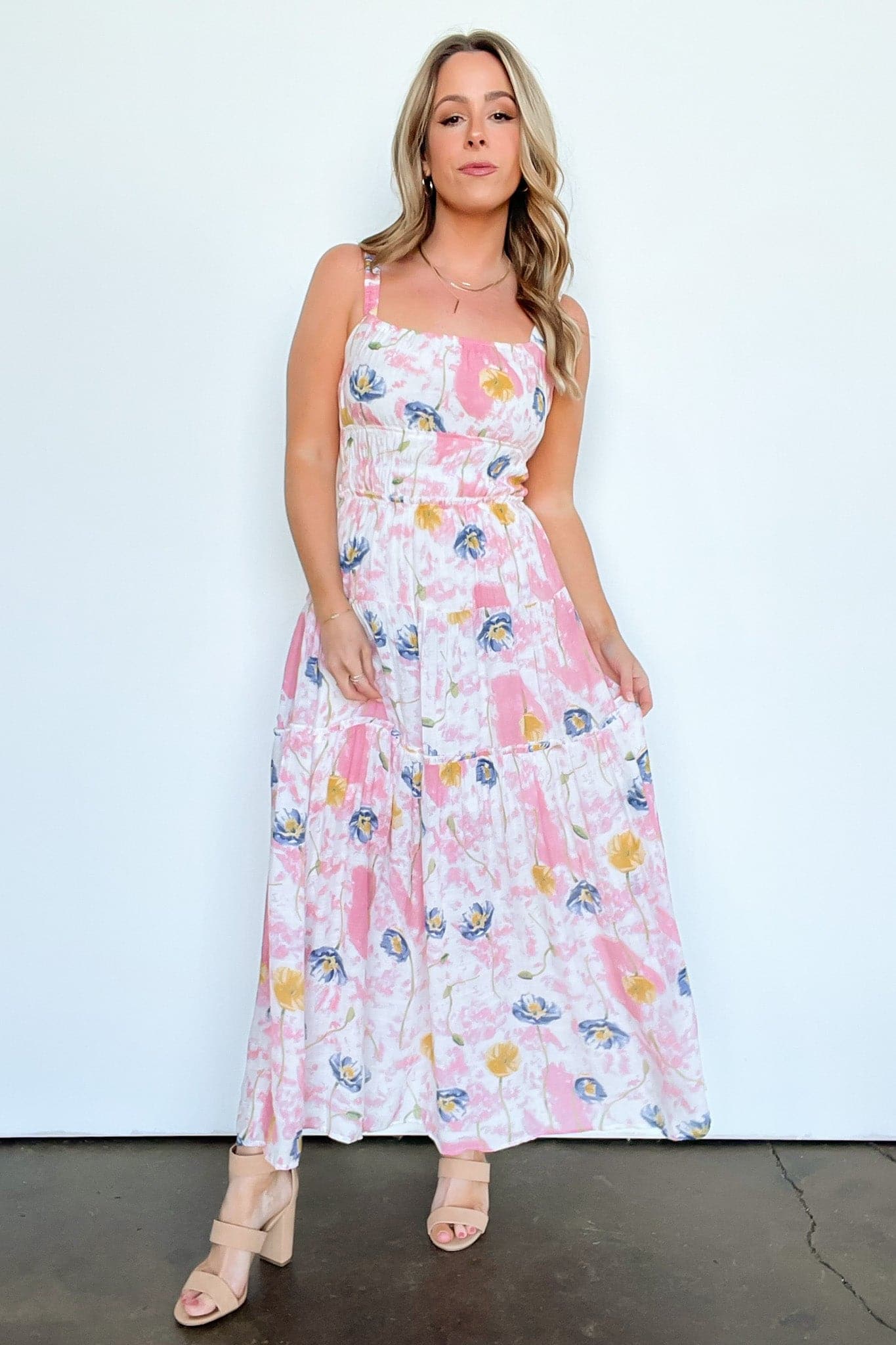  Zeinah Tiered Floral Maxi Dress - FINAL SALE - Madison and Mallory