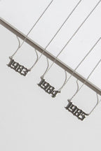 Millennial Birth Year Necklace - FINAL SALE - Madison and Mallory