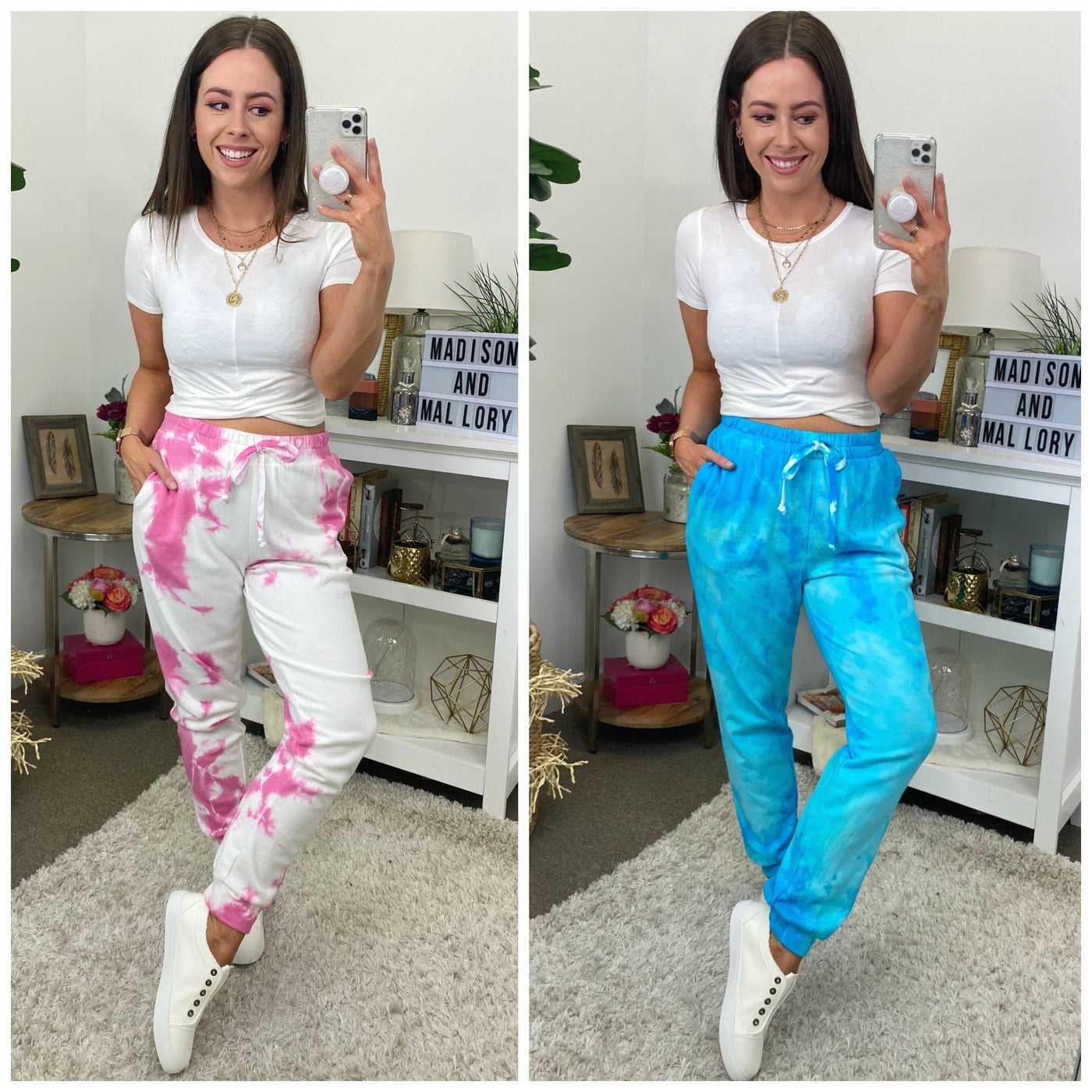 Folly Beach Tie Dye Joggers - FINAL SALE - Madison and Mallory