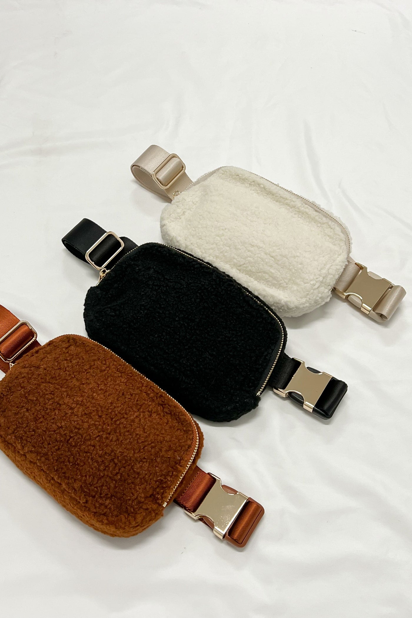 Sherpa Fleece Belt Bag